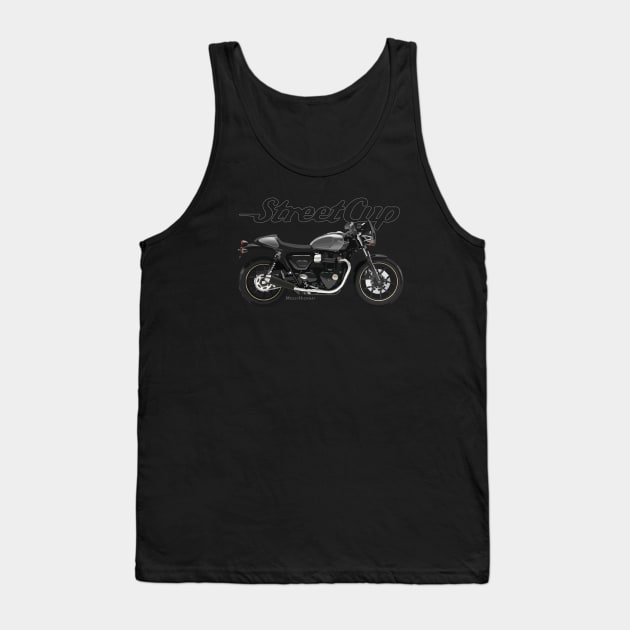 Triumph Street Cup 18 black/silver, s Tank Top by MessyHighway